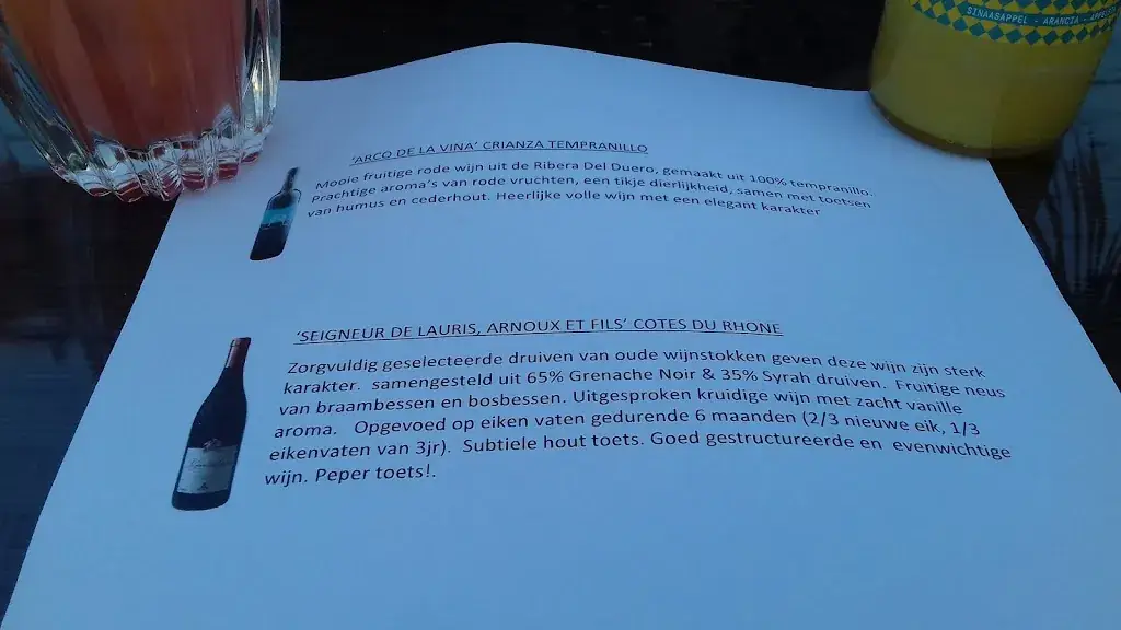 Menü_Restaurant Biggles_Wevelgem_Bild_1