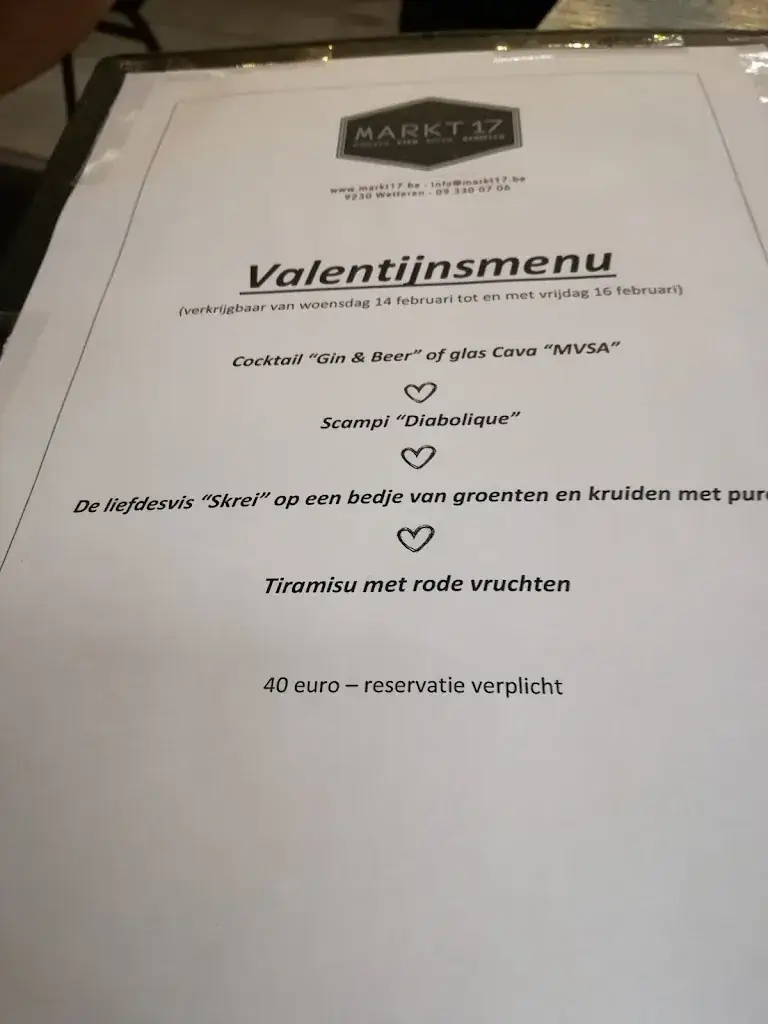 Menu_Markt 17_Wetteren_image_1