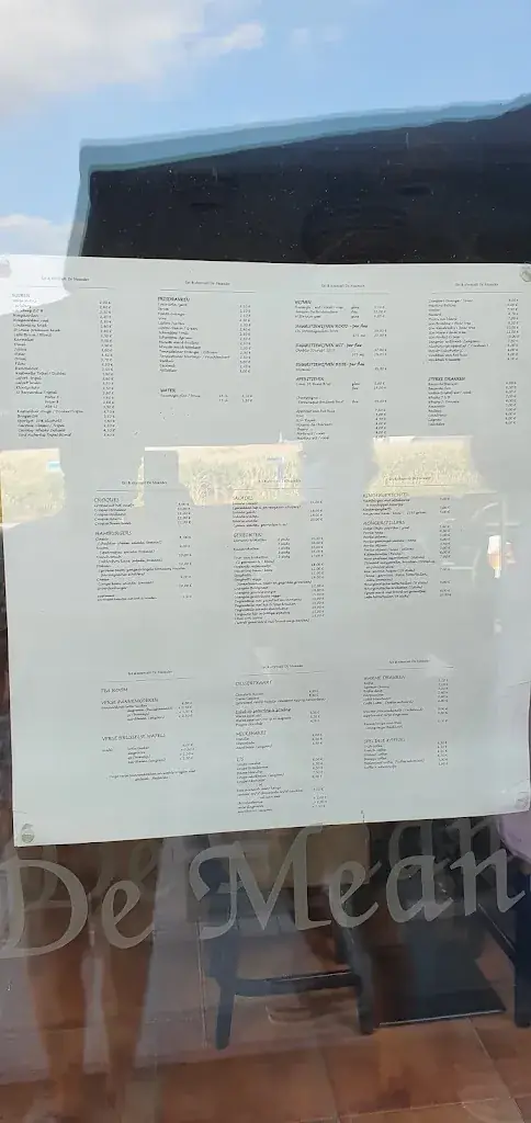 Menü_De Meander_Wielsbeke_Bild_1