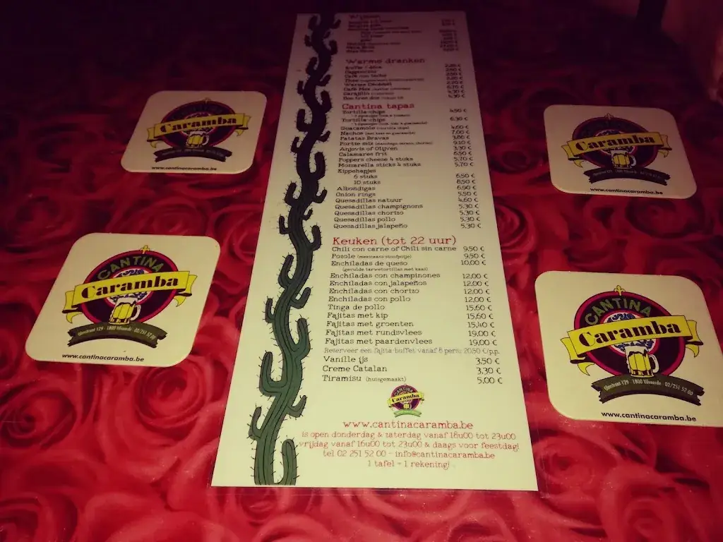 Menü_Cantina Caramba_Vilvoorde_Bild_4