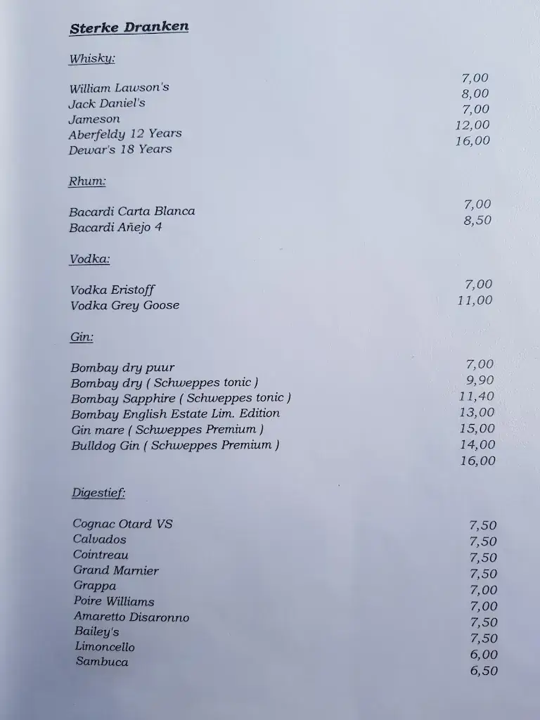 Menü_Brasserie De Drie Fonteinen_Vilvoorde_Bild_4