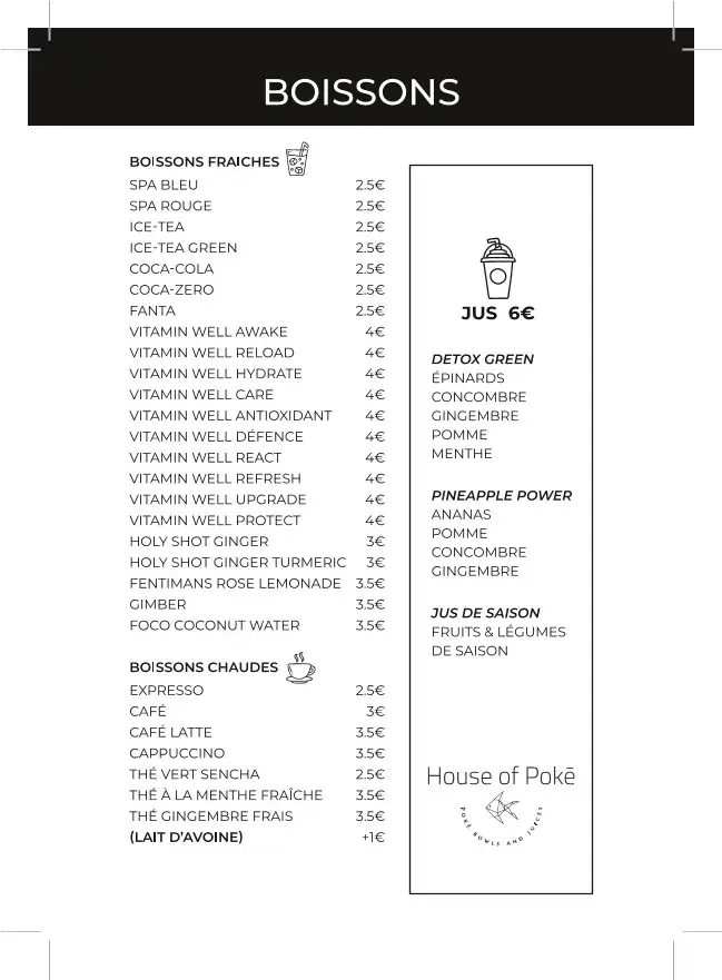 Menu_House of Pokē_Vilvoorde_image_2