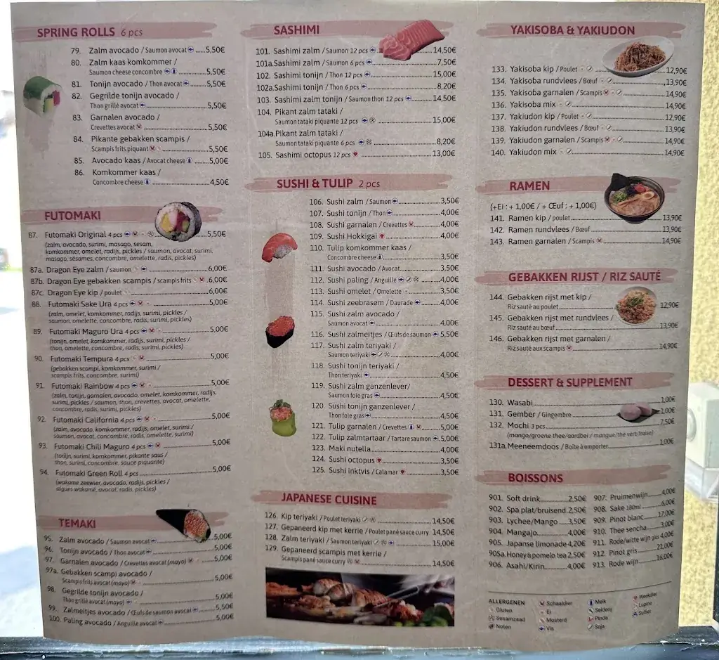 Menu_Kamii Sushi_Vilvoorde_image_2