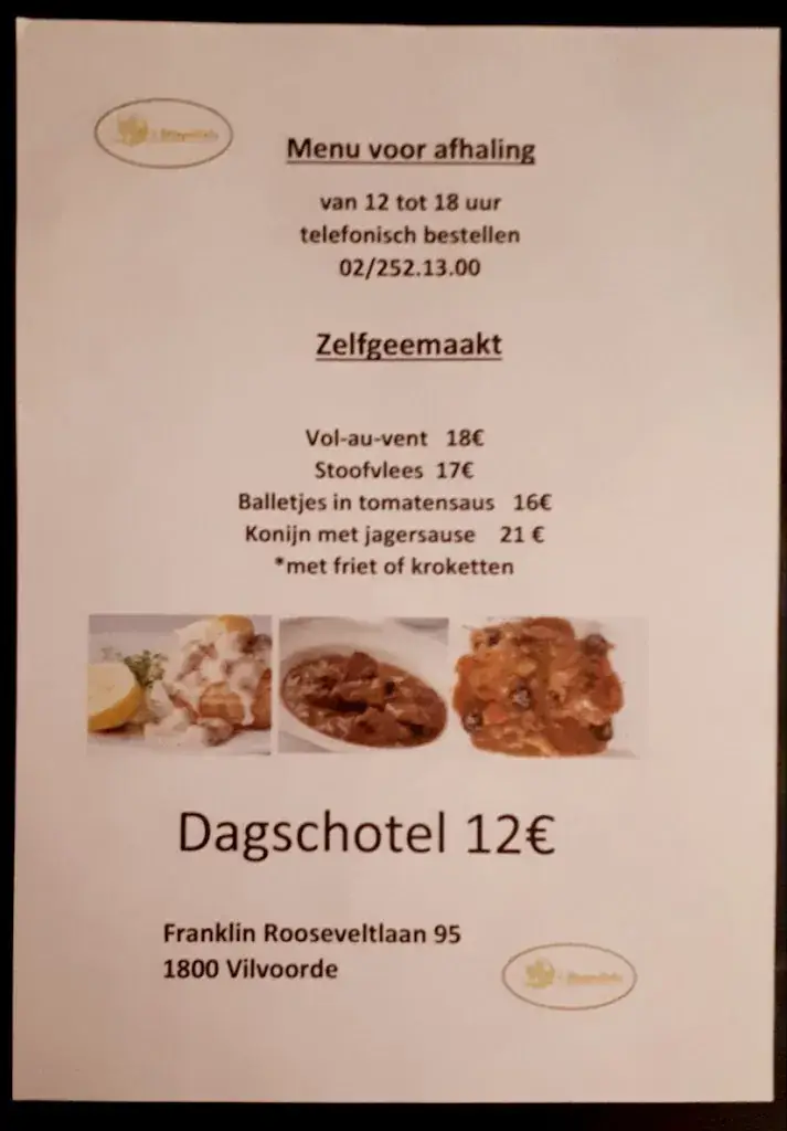 Menu_'t Stropelleke Brasserie_Vilvoorde_image_1