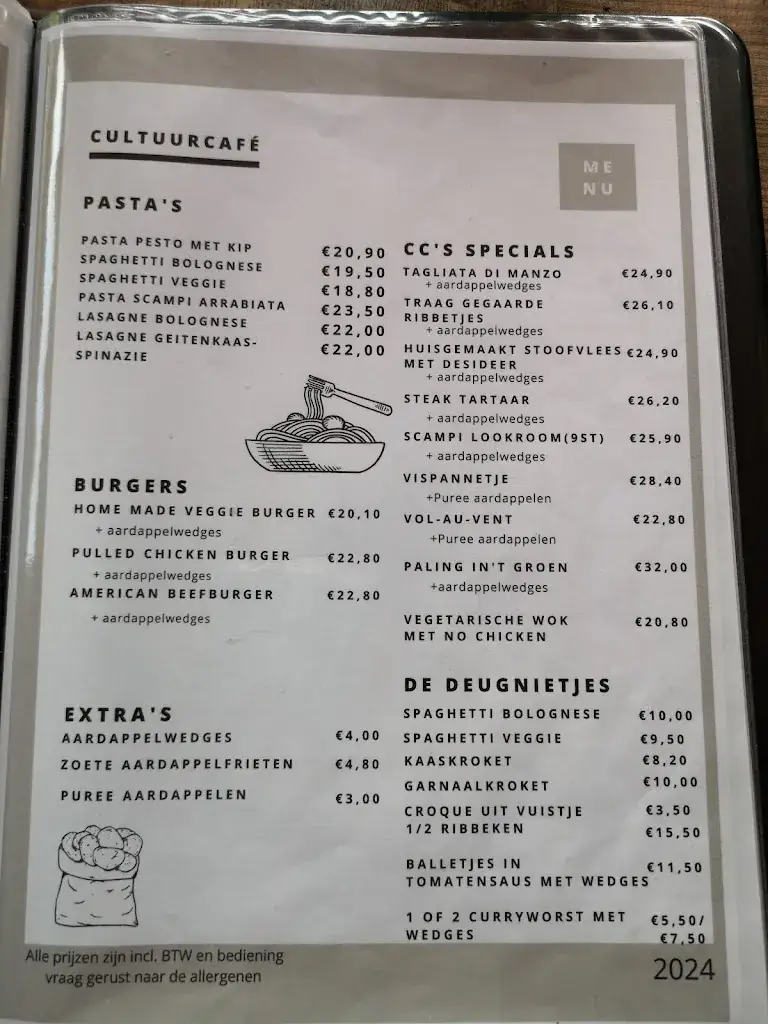 Menu_CultuurCafé Ter Vesten - Beveren_Beveren-Kruibeke-Zwijndrecht_imagen_3