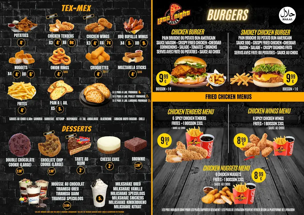 Menu_Late Night Pizza & Burgers - Vilvoorde_Vilvoorde_image_3
