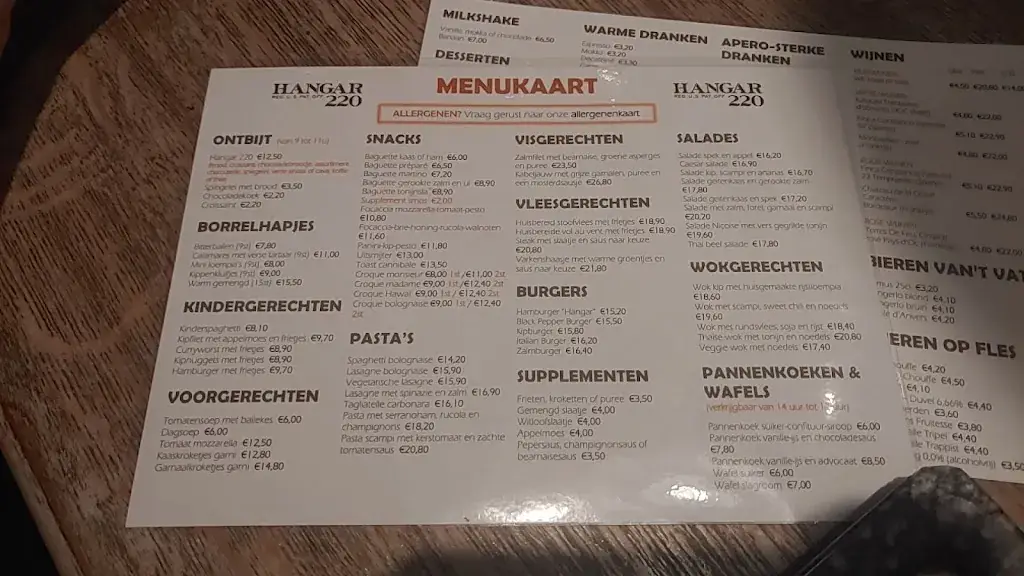 Menu_Hangar 220_Wijnegem_imagen_3