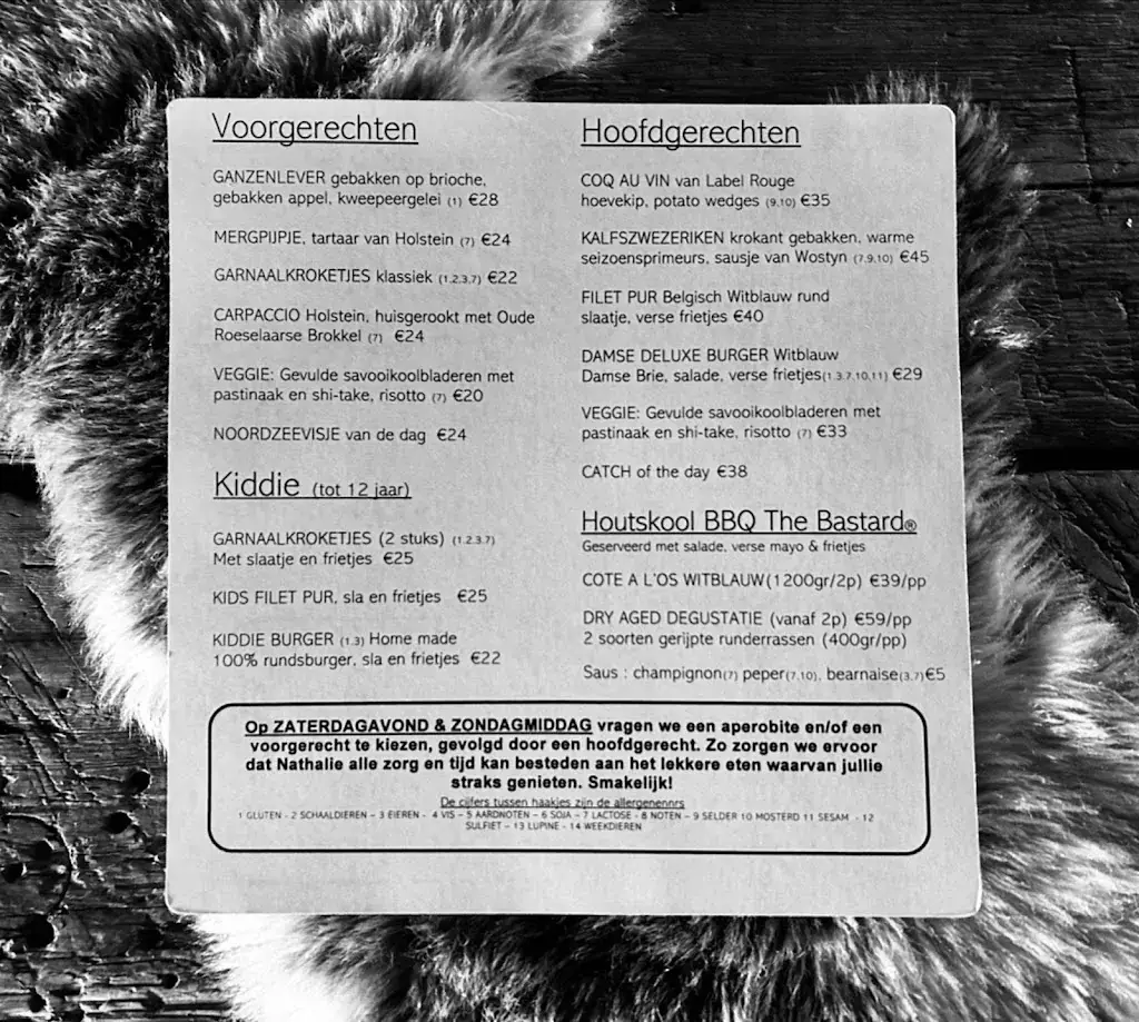 Menu_Restaurant Den Haze_Wingene_image_1