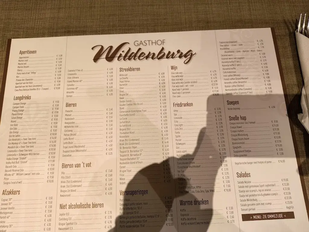 Menu_Gasthof Wildenburg_Wingene_image_2