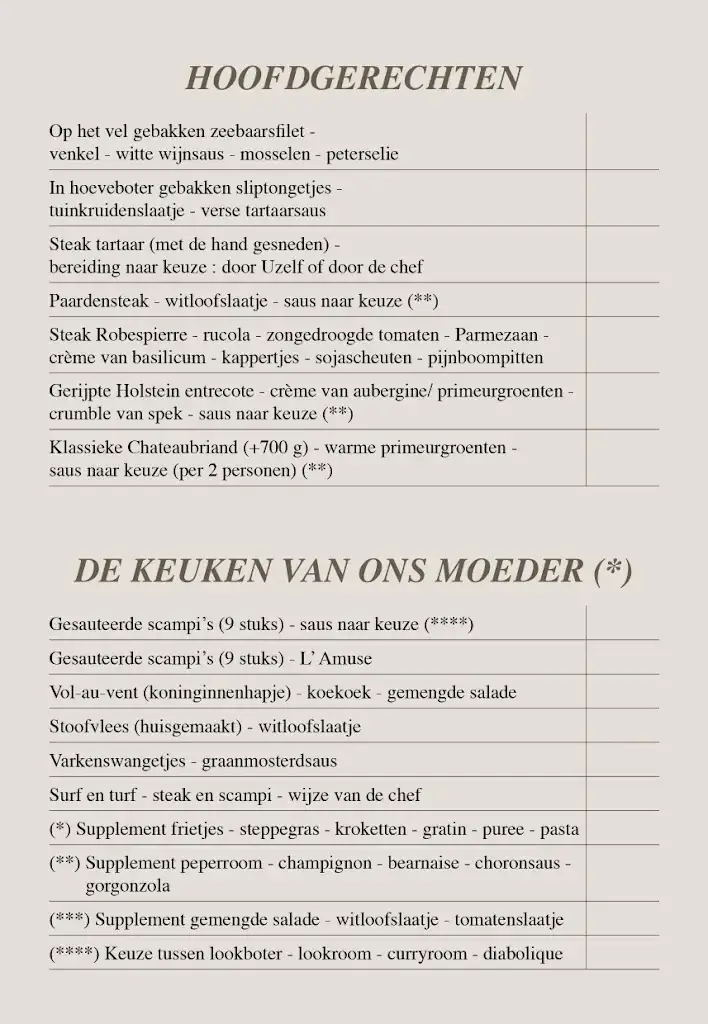 Menu_Brasserie L' Amuse_Willebroek_image_1