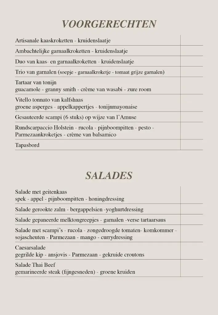 Menu_Brasserie L' Amuse_Willebroek_image_2