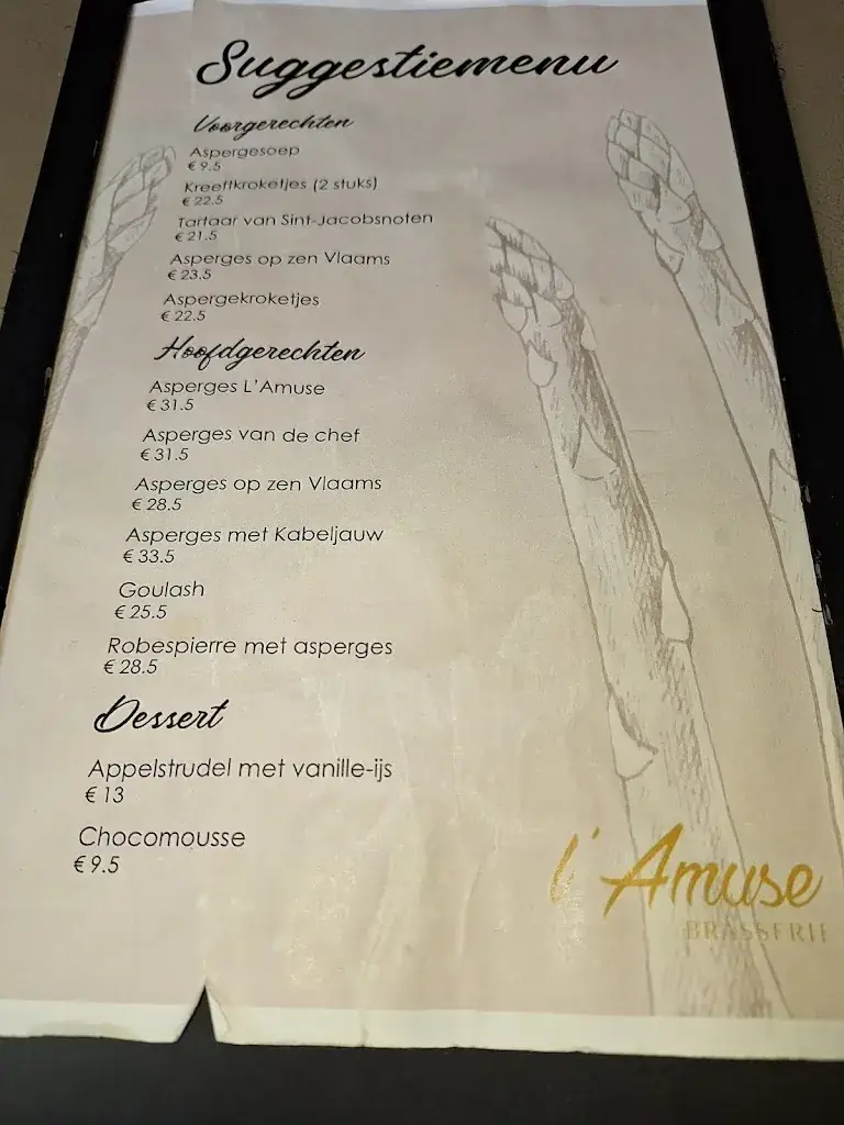 Menu_Brasserie L' Amuse_Willebroek_image_3