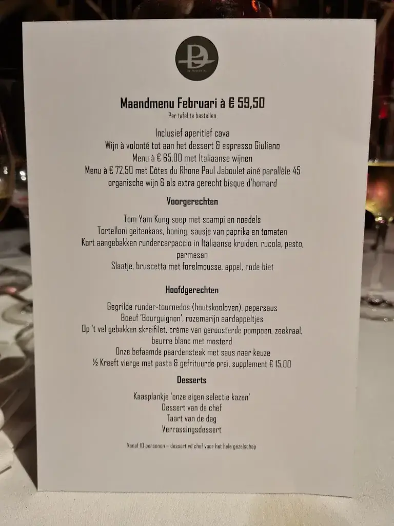 Menü_De Peerdestal | Restaurant Antwerpen_Antwerpen_Bild_4
