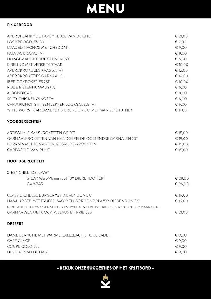 Menu_Eetcafé De Kave_Zedelgem_image_1