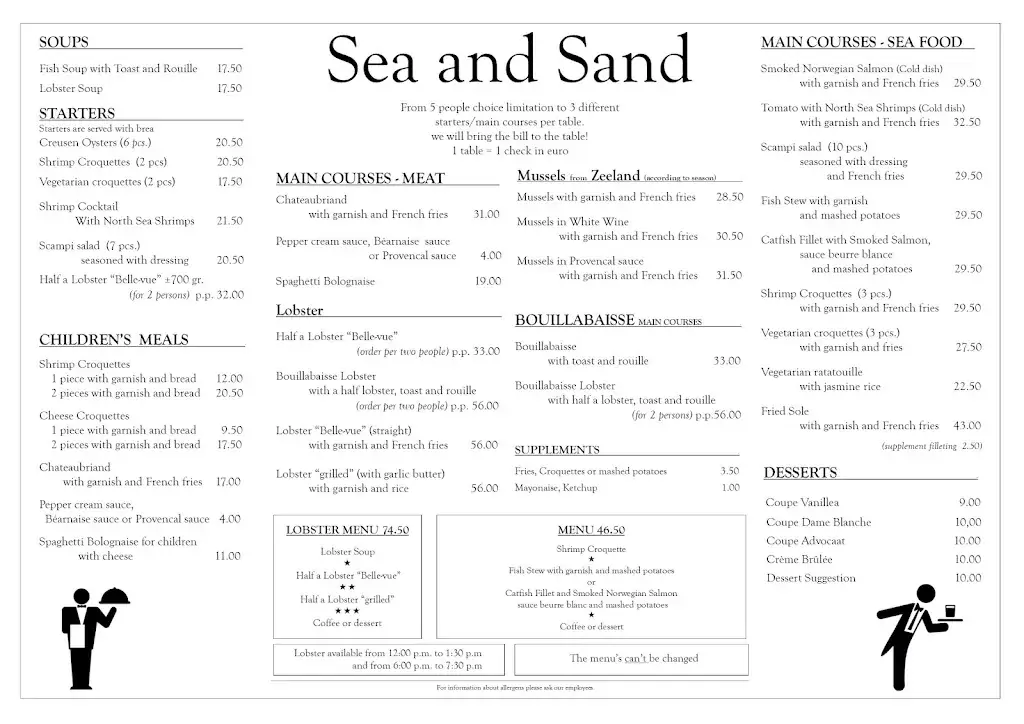 Menü_Sea and Sand_Brugge_Bild_1