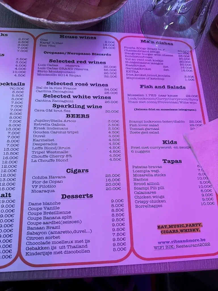 Menu_Ribs and More_Zemst_imagen_4