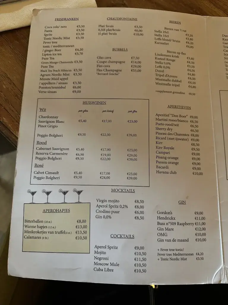 Menu_Den Boer van Zoersel_Zoersel_image_2