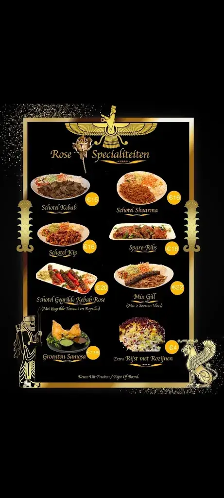 Menu_Rose restaurant Zoersel_Zoersel_image_1