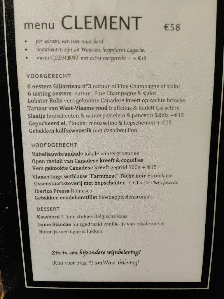 Menü_Resto Merlijn_Zonnebeke_Bild_1