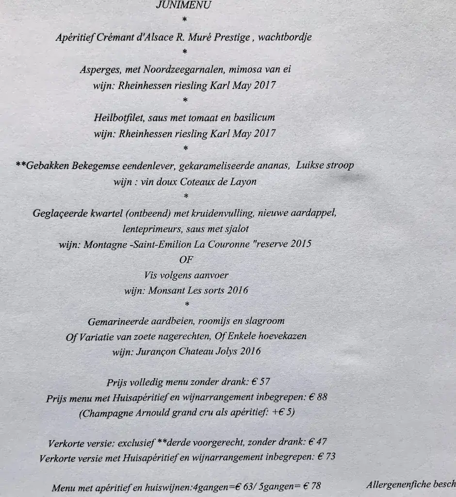 Menü_De Roeschaert_Zuienkerke_Bild_1