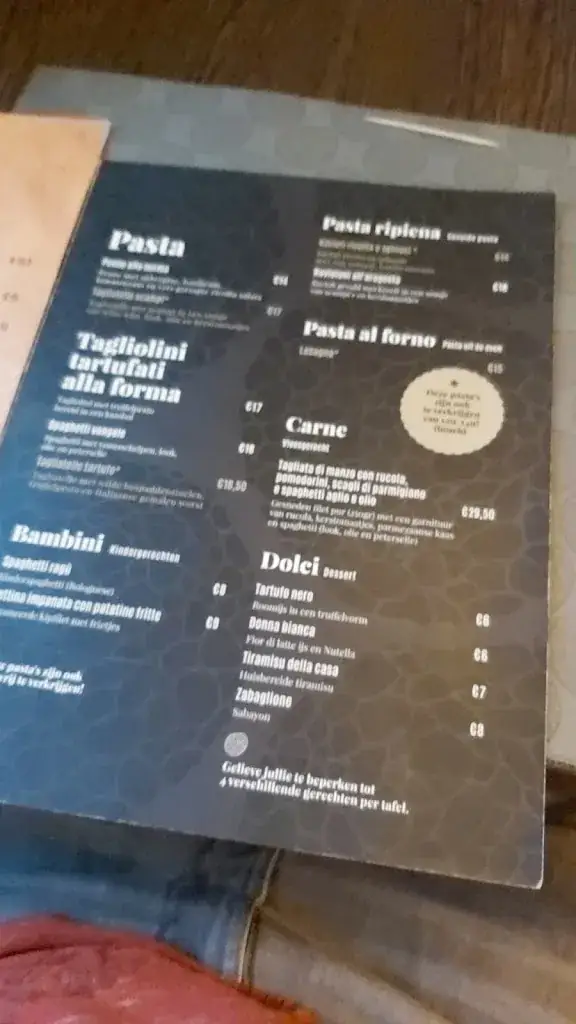 Menu_Tartufo Italian Food Bar_Zonhoven_image_3