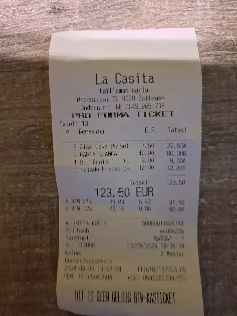 Jurgen Mailly_La Casita_Zottegem_review