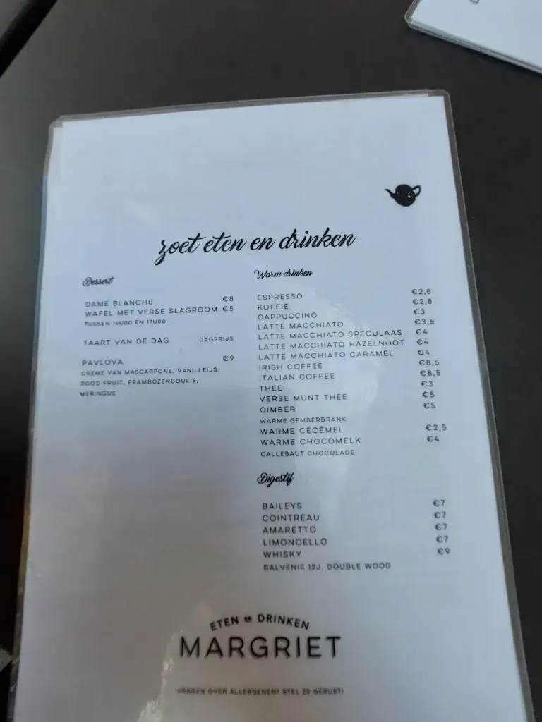 Menu_Margriet - eten en drinken_Zottegem_image_1
