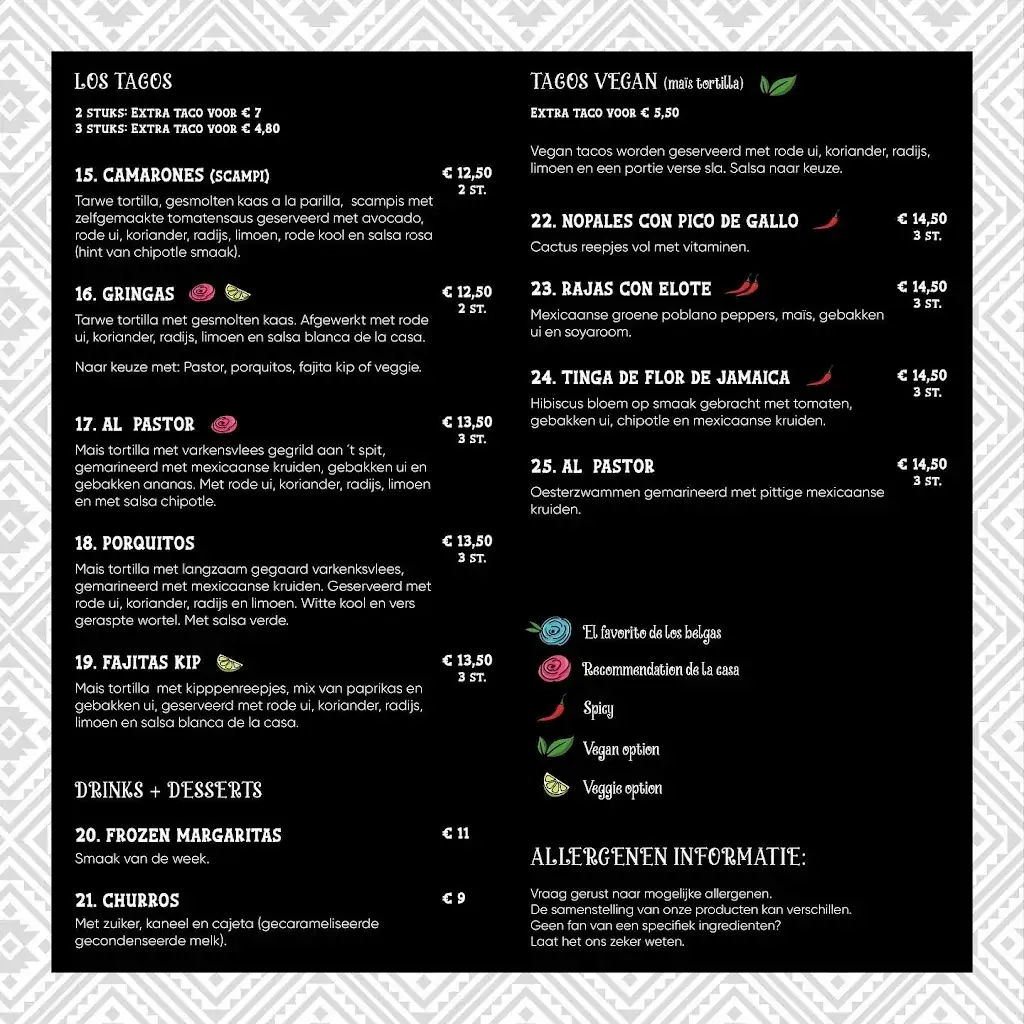 Menu_La Mexicana Restaurante /take-away_Zottegem_image_3