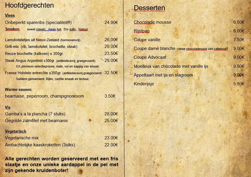 Menu_Johnny Fox_Zwevegem_image_1