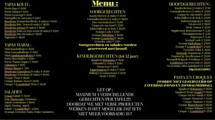 Menu_'t Leanderhof_Zwevegem_image_1