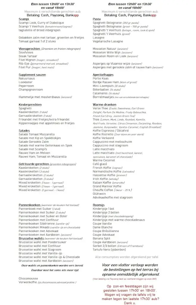 Menu_Het Veerhuis Berlare_Berlare_image_1