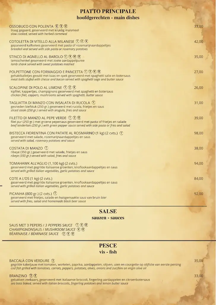 Menu_M Italian & Grill_Zwevegem_image_1