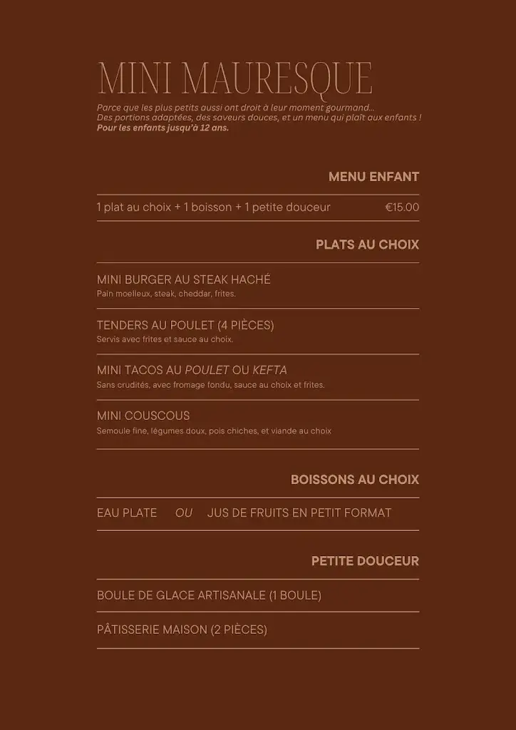 Menu_Maison Mauresque_Aywaille_image_1