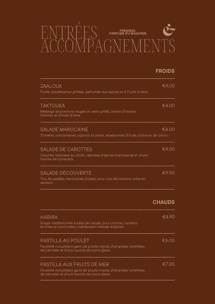 Menu_Maison Mauresque_Aywaille_image_2