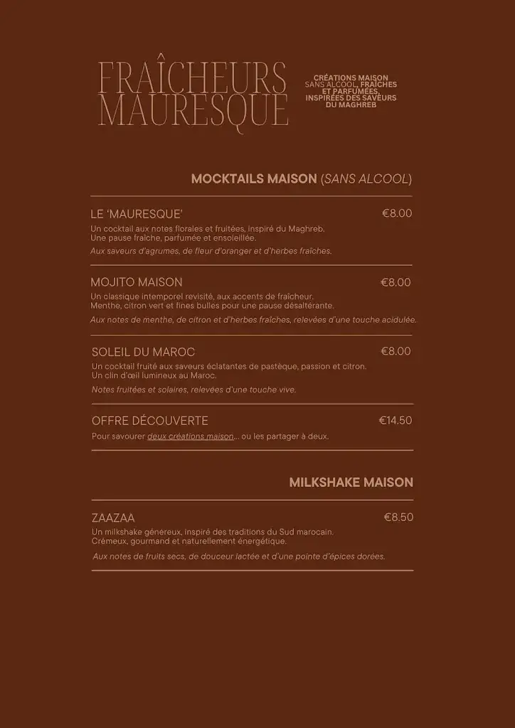 Menu_Maison Mauresque_Aywaille_image_4