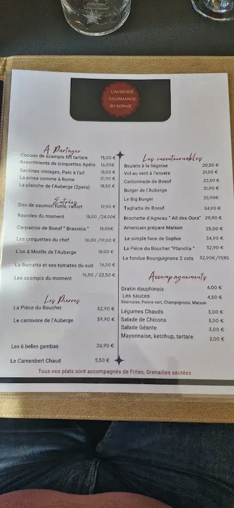 Menü_L'auberge Gourmande by Sophie_Aywaille_Bild_1