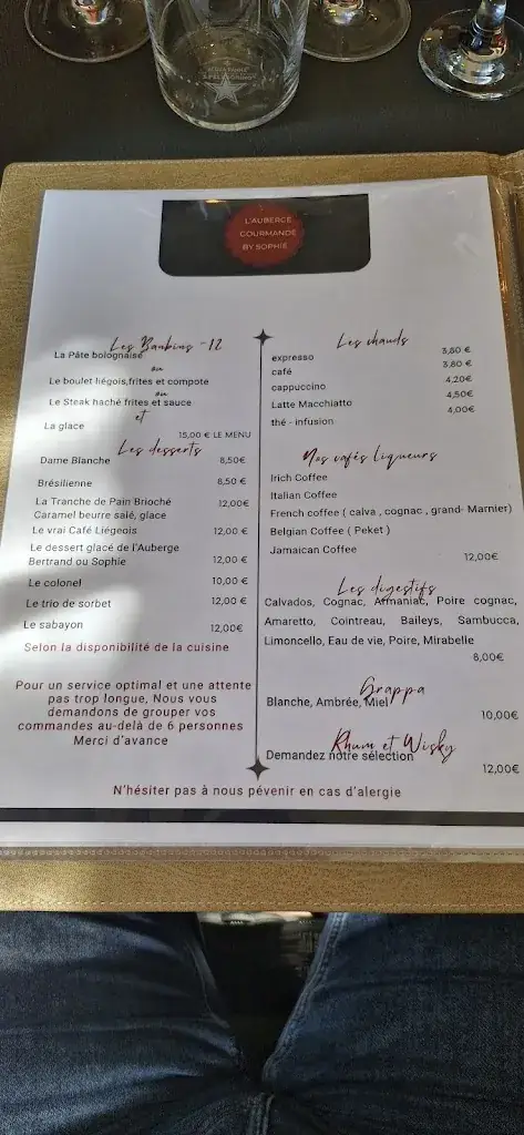 Menü_L'auberge Gourmande by Sophie_Aywaille_Bild_2