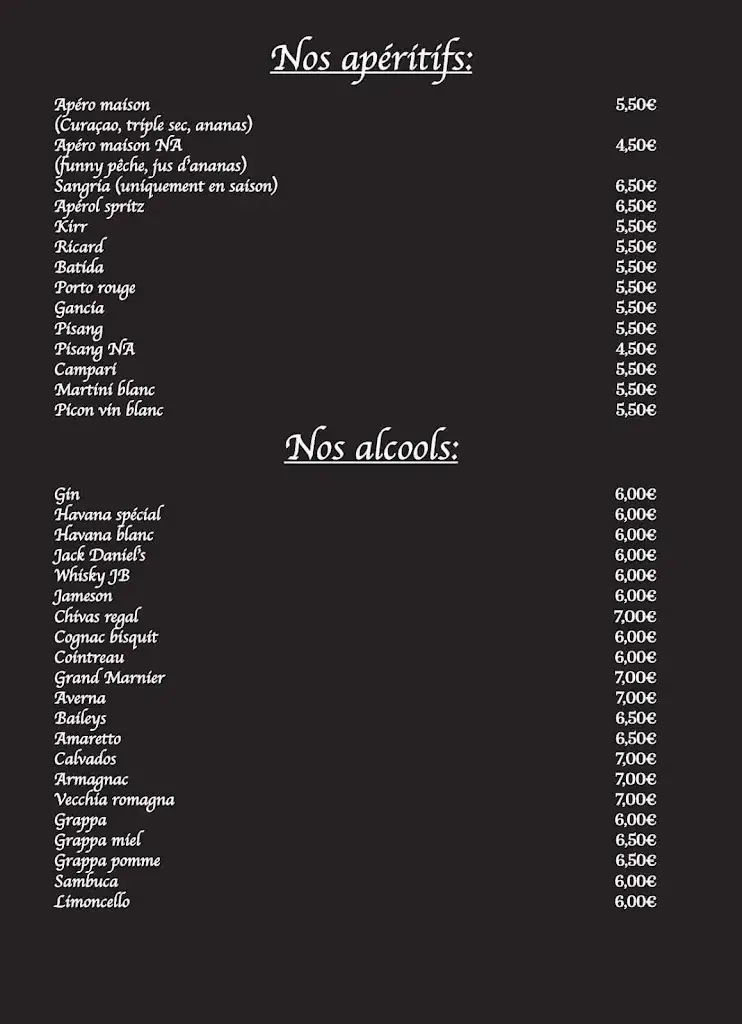 Menu_Restaurant fleur de sel_Aiseau-Presles_image_3