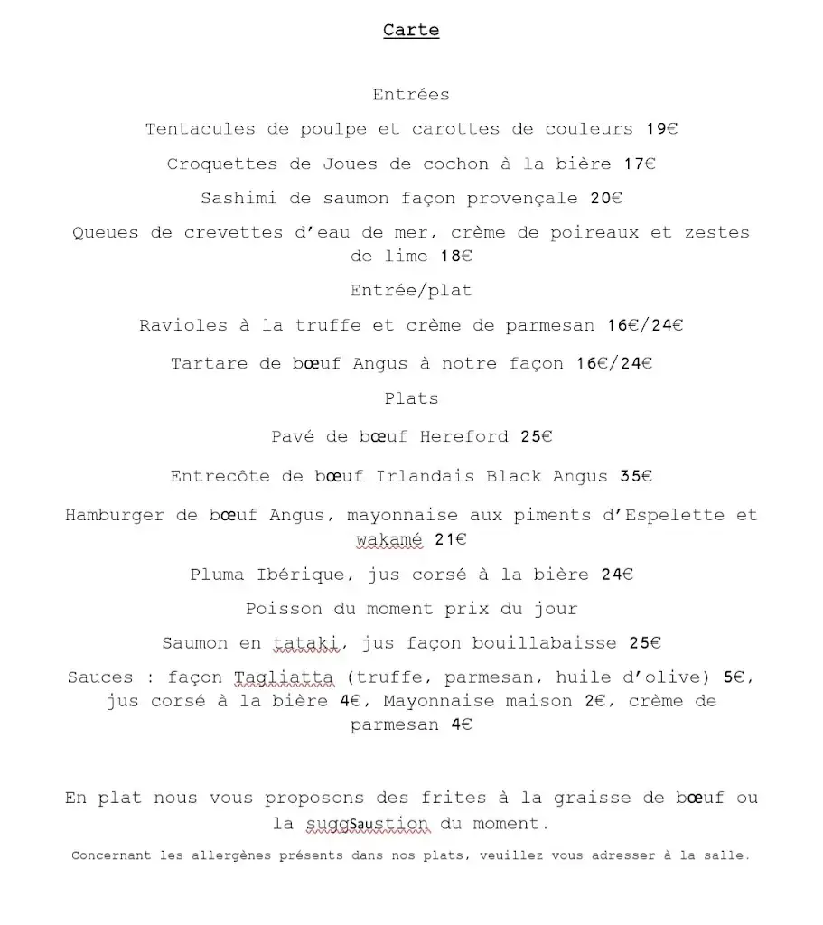 Menu_Aux Trois Petits Points - Restaurant_Aiseau-Presles_imagen_1