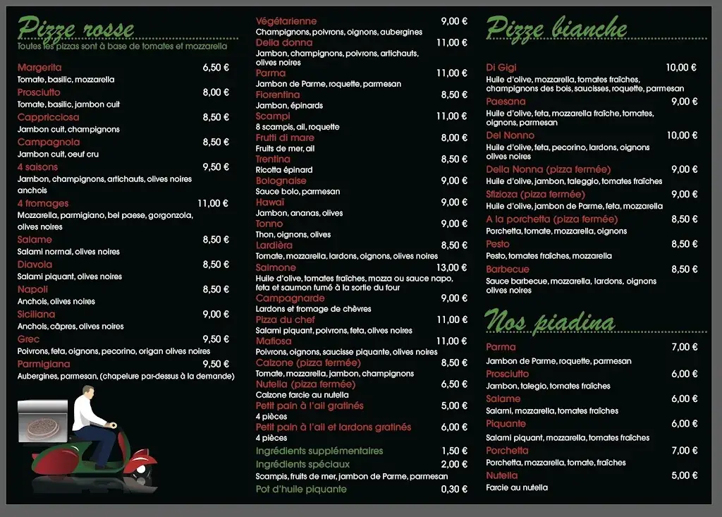 Menu_Pizzeria chez Luigi et Joanna_Aiseau-Presles_image_1