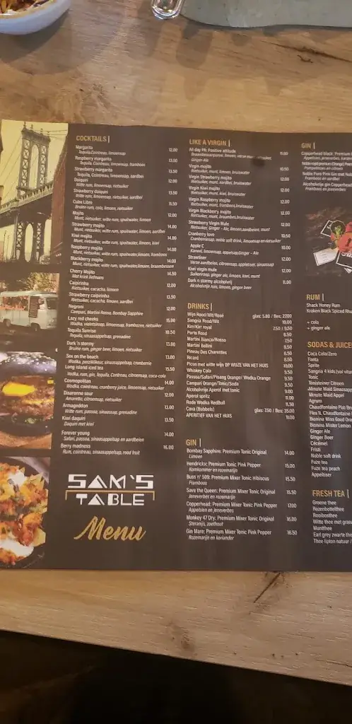 Menu_Sam’s Table_Berlare_image_1