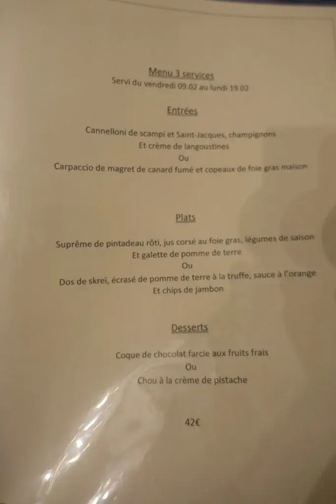 Menu_Comme Chez-vous_Châtelet_image_1