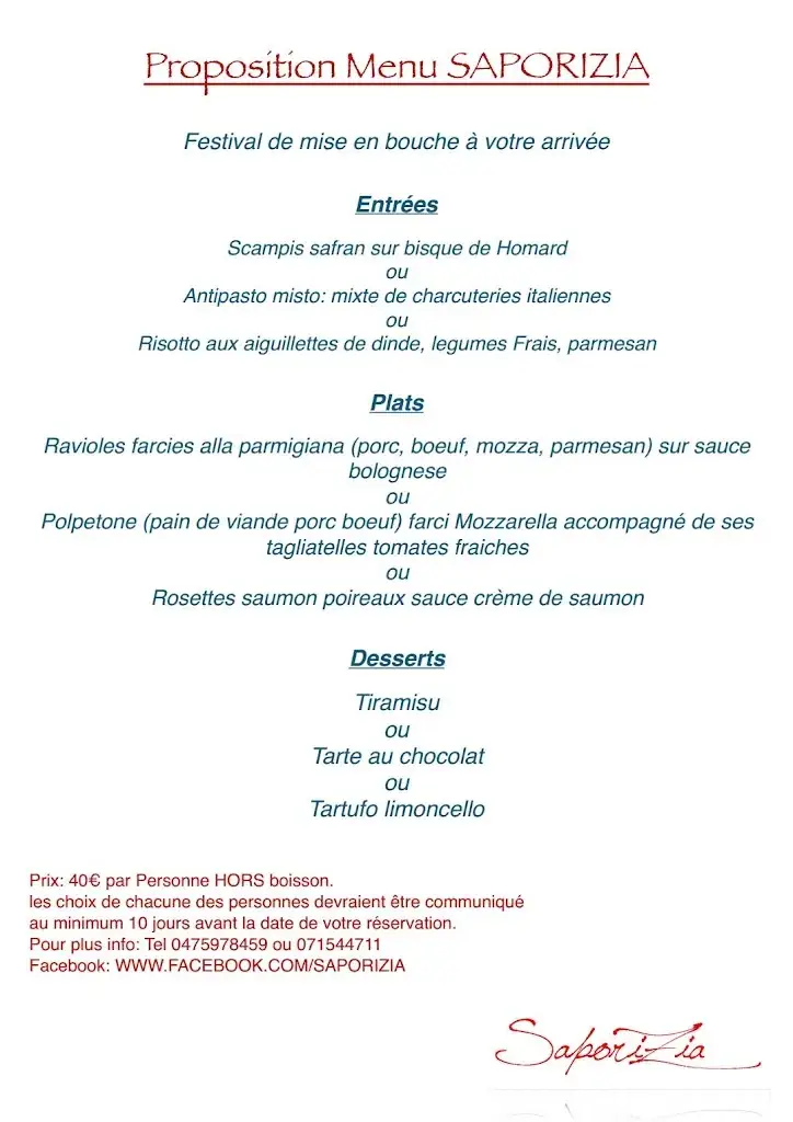 Menu_Restaurant Saporizia_Anderlues_image_2