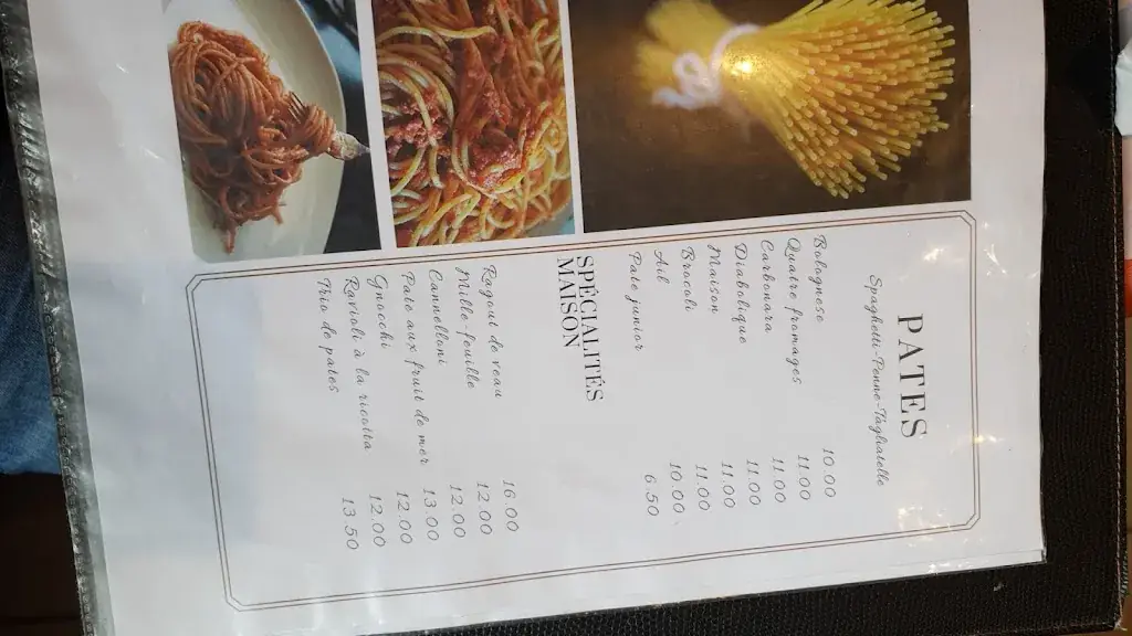 Menu_Restaurant de la gare 