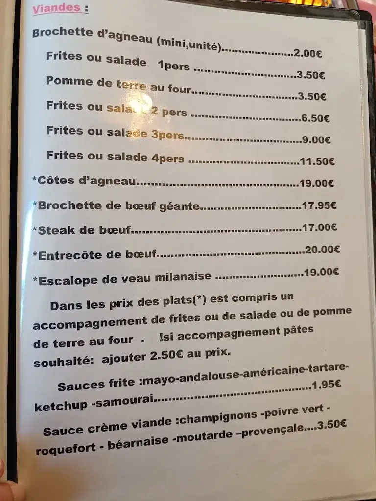 Menu_Restaurant Le Quai_Anderlues_image_1