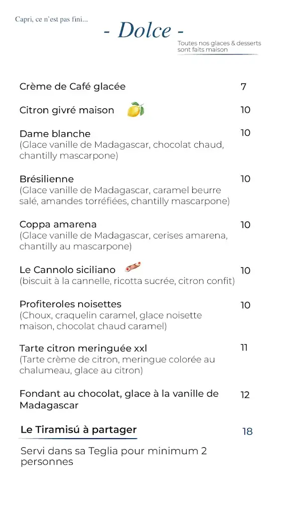 Menu_Capri restaurant_Anderlues_image_2