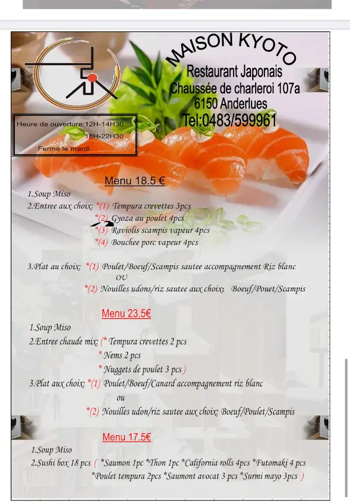 Menu_Maison kyoto_Anderlues_image_4