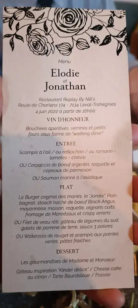 Menu_Restaurant Nili's_Leval_image_1