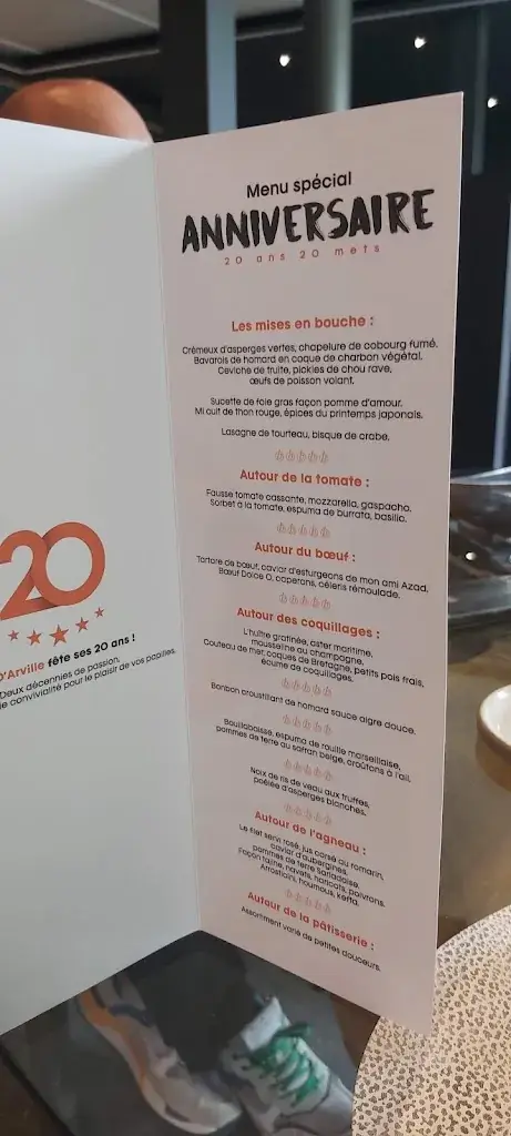 Menü_Le D'Arville_Assesse_Bild_2