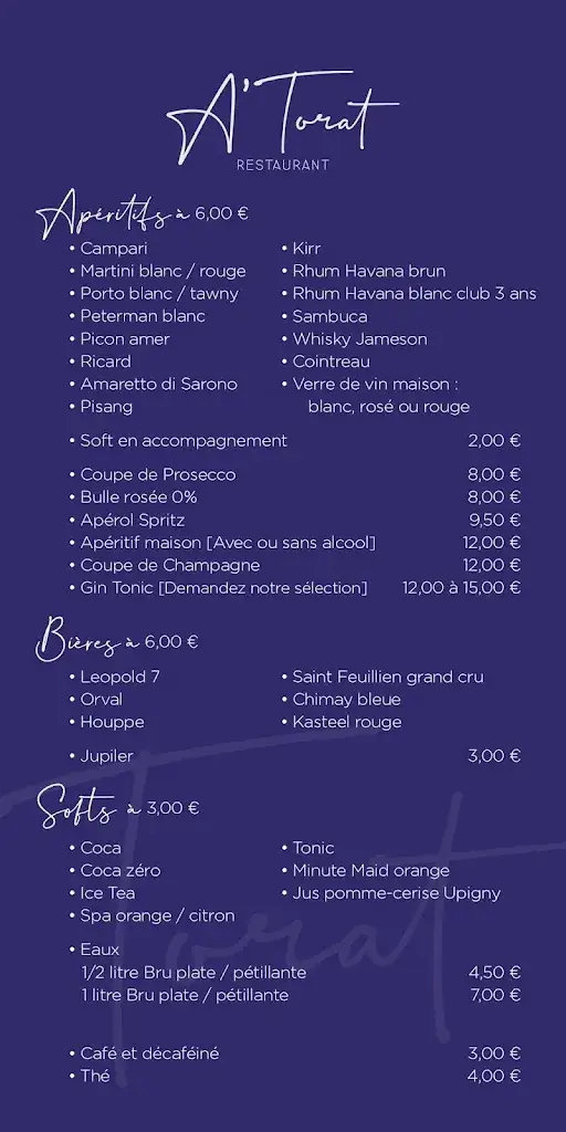 Menü_A'Torat Restaurant_Andenne_Bild_2